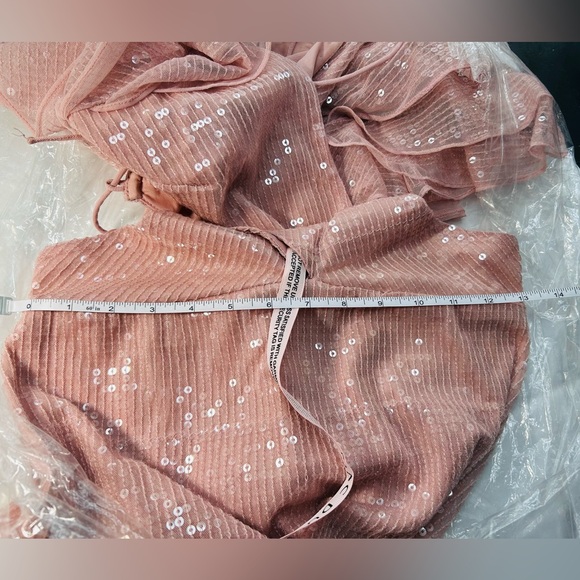 Mac Duggal Pink Sequin Prom Dress - Picture 10 of 10